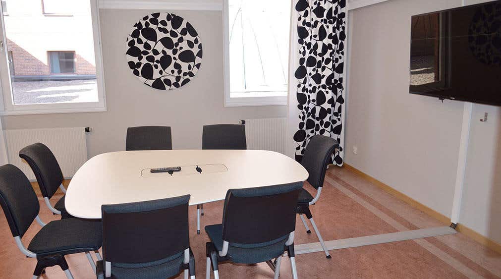 Six-kokoushuone, jossa on tilaa 8 henkilölle, Borlängen Quality Hotel Galaxenissa